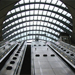 Inside a Lodnon Tube station
