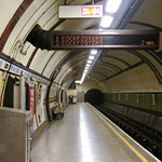 Inside a Lodnon Tube station